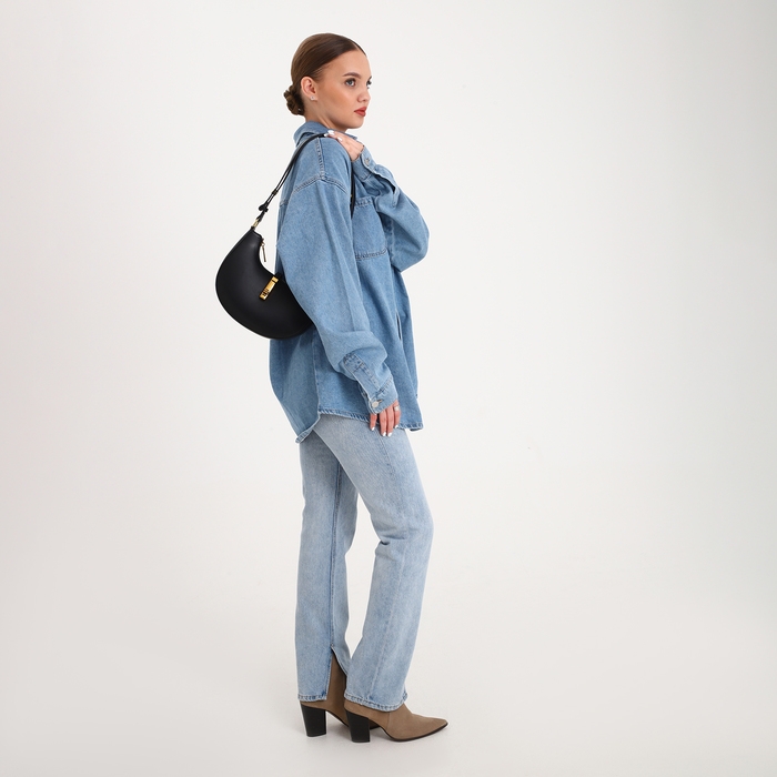 Сумка женская TEXTURA, маленький размер, цвет чёрный