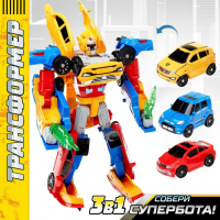 Набор роботов «Супербот», трансформируется, собирается из трёх роботов Набор роботов «Супербот», трансформируется, собирается из трёх роботов