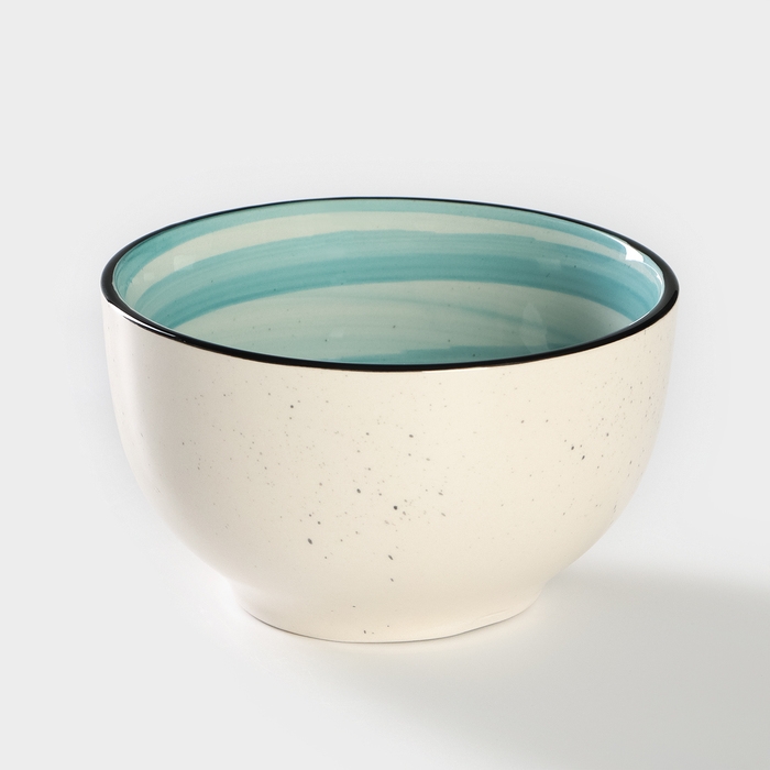 Салатник керамический Elrington &laquo;Аэрограф. Мятный бриз&raquo;, 750 мл, d=14 см