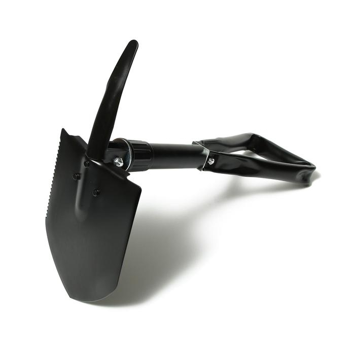 Лопата туристическая, складная, L = 62 см, пилка, металлический черенок с ручкой, в чехле, МИКС, Greengo Лопата туристическая, складная, L = 62 см, пилка, металлический черенок с ручкой, в чехле, МИКС, Greengo