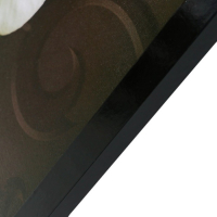 Картина "Белая орхидея" 75*75 см рамка микс