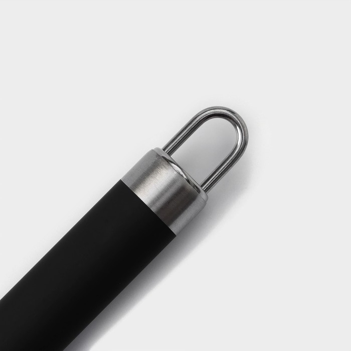 Нож для пиццы и теста Доляна &laquo;Нео&raquo;, 20 см, ручка soft - touch, цвет чёрный