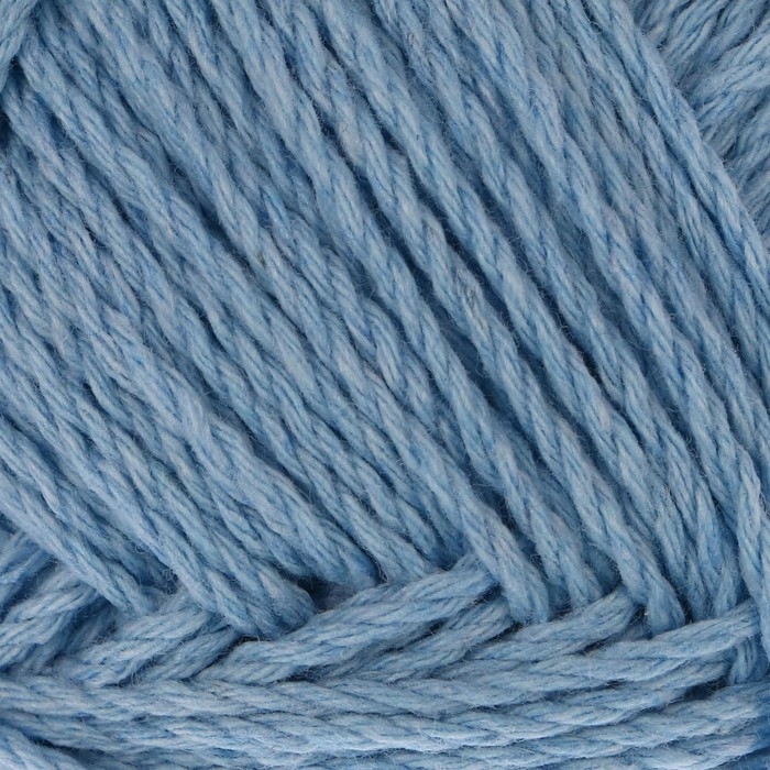 Пряжа Пряжа "Мягкий хлопок" 70% хлопок, 30% нейлон 220м/100гр (015 голубой)