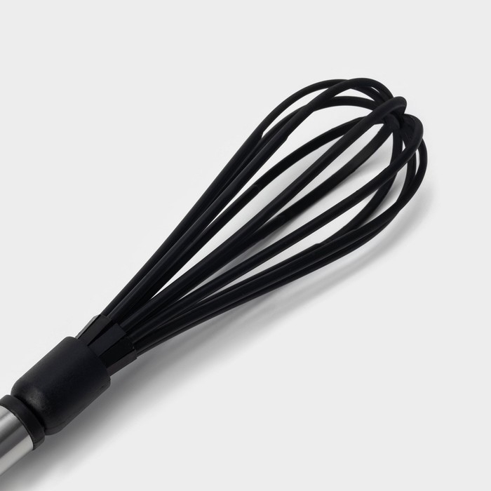 Венчик для взбивания Доляна &laquo;Антрацитовый блеск&raquo;, 31 см, цвет чёрный