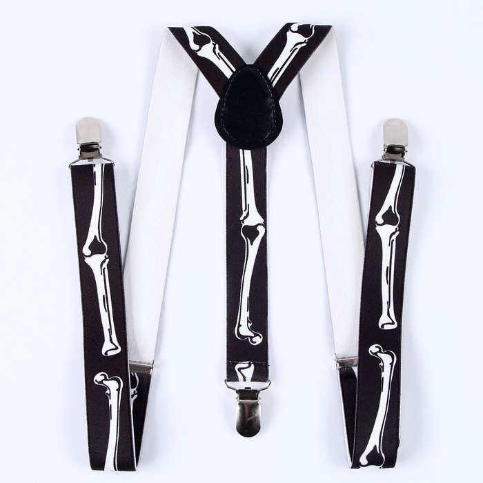 Карнавальные подтяжки &laquo;Скелетошка&raquo;