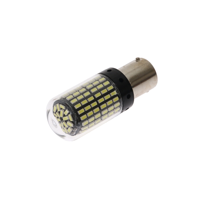 Автолампа светодиодная P21W 1156, 144 SMD, 12 В, CanBus, свет белый Автолампа светодиодная P21W 1156, 144 SMD, 12 В, CanBus, свет белый