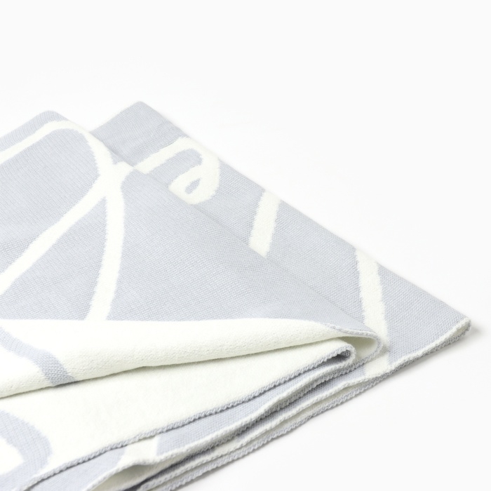 Шарф женский двусторонний MIST серый/молочный, размер 47*226см Шарф женский двусторонний MIST серый/молочный, размер 47*226см