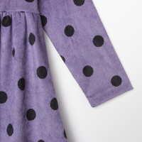 Платье детское KAFTAN "Горох", р. 30 (98-104), сиреневый Платье детское KAFTAN "Горох", р. 30 (98-104), сиреневый