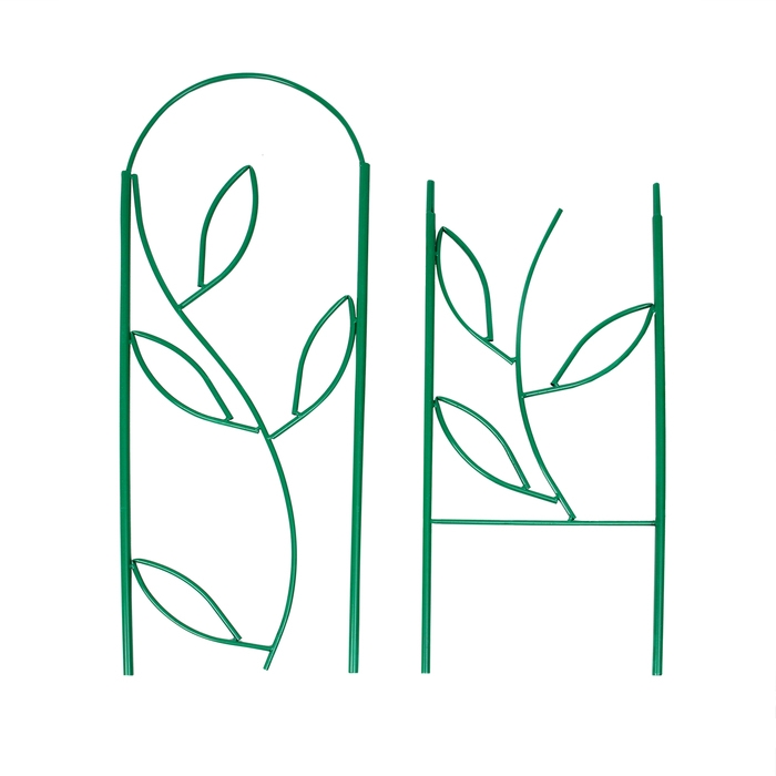 Шпалера, 173 &times; 37 &times; 1 см, металл, зелёная, &laquo;Декоративная. Стебель&raquo;