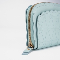 Кошелёк женский на молнии, цвет голубой Кошелёк женский на молнии, цвет голубой