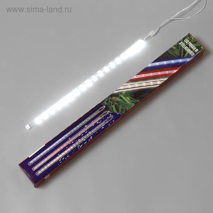 Гирлянда &laquo;Сосульки&raquo; 3 &times; 0.5 м, IP44, прозрачная нить, 288 LED, свечение белое с эффектом стекания, 12 В