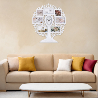 Часы настенные интерьерные, фоторамка - коллаж "Family", бесшумные, 51.5 х 60.5 см, АА Часы настенные интерьерные, фоторамка - коллаж "Family", бесшумные, 51.5 х 60.5 см, АА