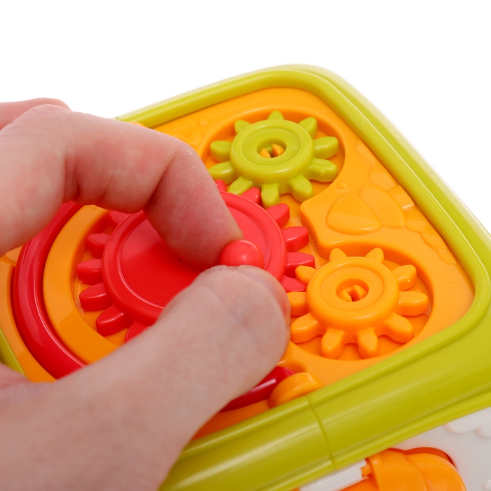 Развивающая игрушка &laquo;Умный кубик&raquo;, 3 в 1: ионика, сортер, бизикуб, звук