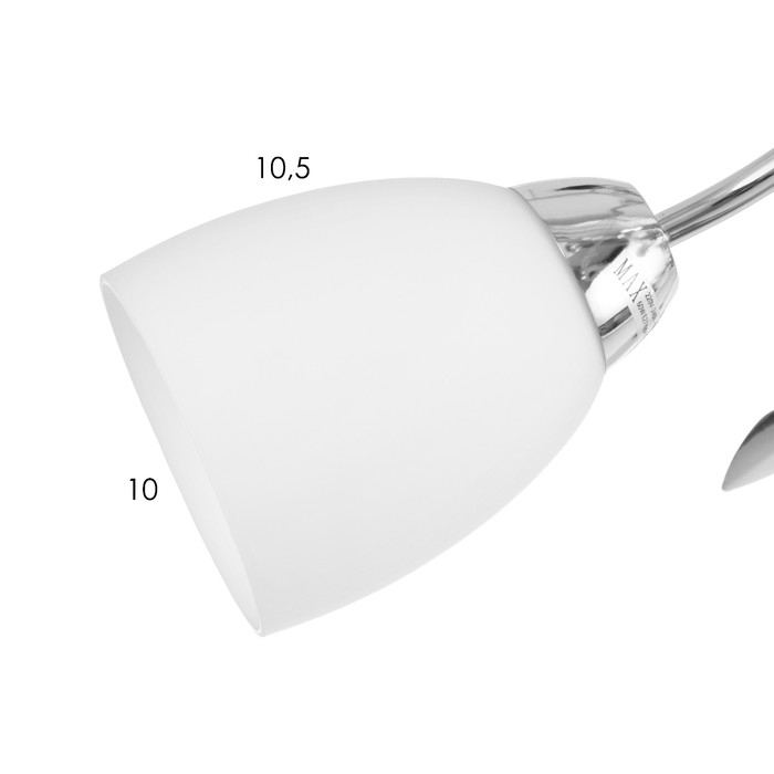 Люстра "Джил" 5х60Вт Е27 Хром 64х64х22см