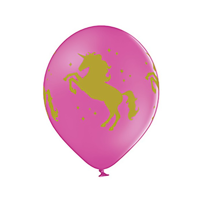 Шар латексный 14" &laquo;Единорог&raquo;, набор 25 шт., МИКС