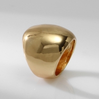 Кольцо металл &laquo;Тренд&raquo; объемный купол, цвет золото, размер 16