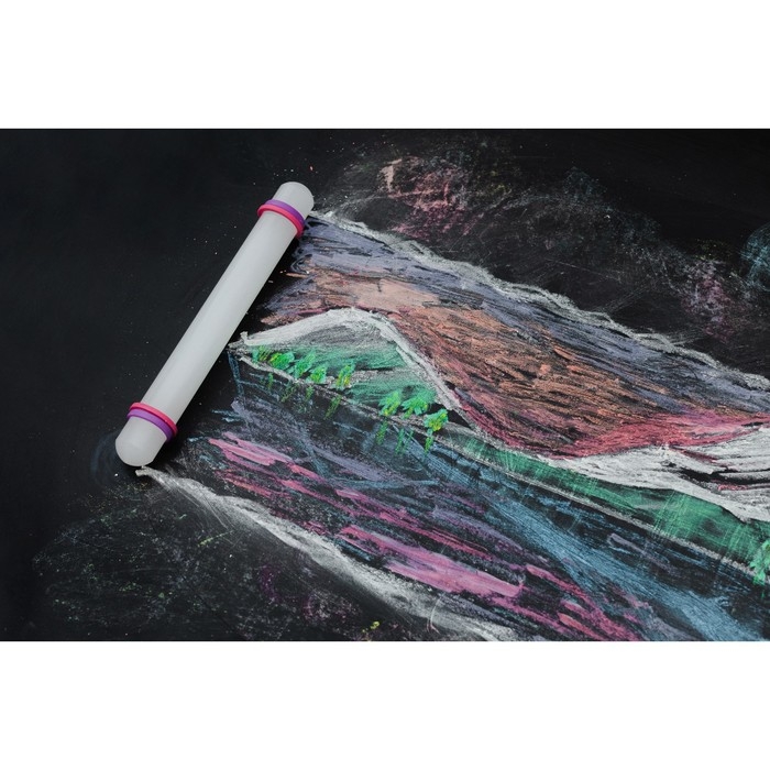 Скалка с ограничителями кондитерская KONFINETTA, 23&times;3 см, цвет белый