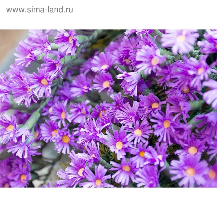 Бумага для упаковки и поделок, гофрированная, светлая, сиреневая, однотонная, двусторонняя, рулон 1 шт., 0,5 х 2,5 м