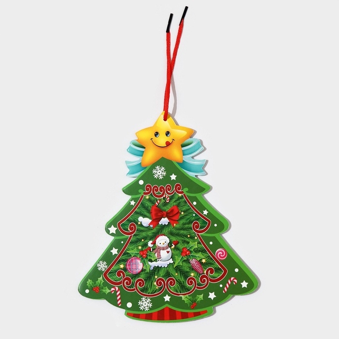 Декоративное украшение (подвеска) "Ёлочка" 23х19,5 см