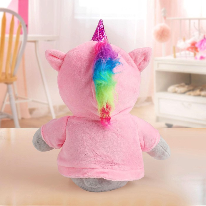 Мягкая игрушка &laquo;Медвежонок Лаппи - единорожка&raquo;, 22 см