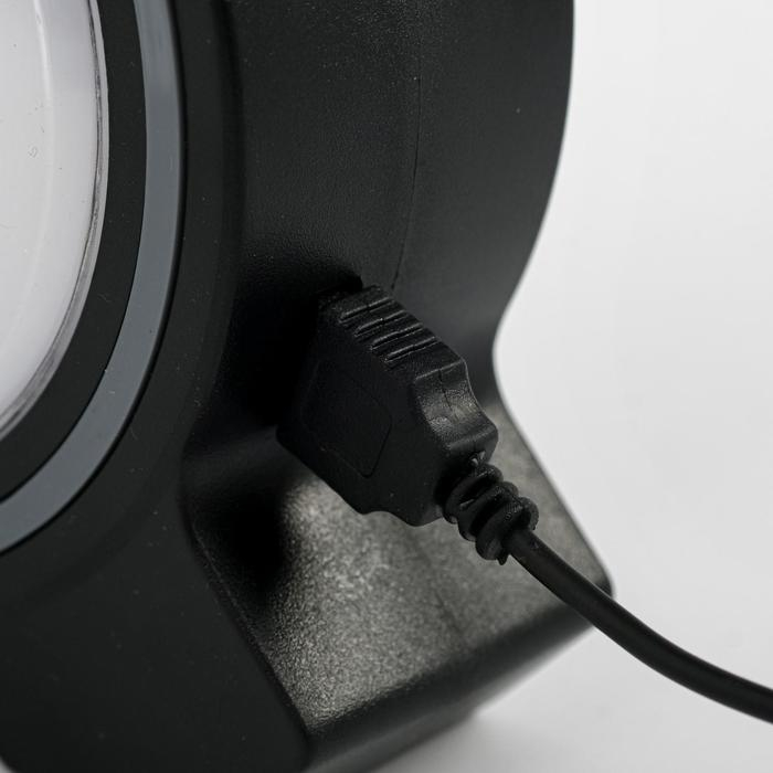 Фонарь ручной аккумуляторный "Мастер К", солнечная батарея, USB, 17 х 13 см