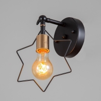 Бра "Звезда" Е27 40Вт черный 15х17х26 см Бра "Звезда" Е27 40Вт черный 15х17х26 см