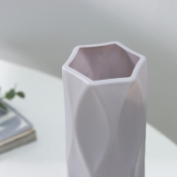 Ваза для цветов, 7&times;7&times;20,8 см, 650 мл, цвет МИКС