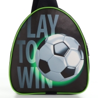 Рюкзак детский для мальчика через плечо &laquo;Футбол&raquo;, 23х20,5 см