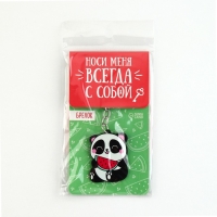 Брелок для ключей акриловый «Панда», 7 х 12,5 см Брелок для ключей акриловый «Панда», 7 х 12,5 см