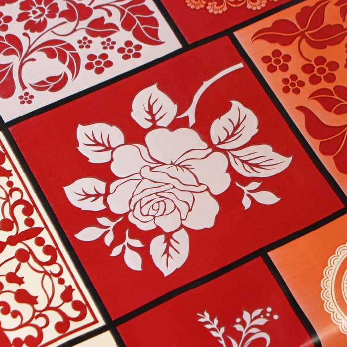 Клеёнка на стол Длояна, на нетканой основе, ширина 137 см, общая толщина 0,19 мм, рулон 20 м