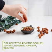 Соусник керамический &laquo;Таллула&raquo;, 11,5&times;7,5&times;3 см, цвет зелёный