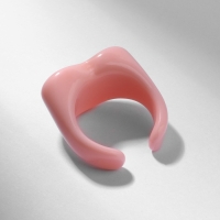 Кольцо "Лапка", цвет розово-жёлтый, безразмерное