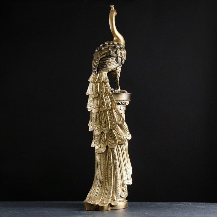 Колонна Колонна "Жар-птица" черное золото, 118х31х22см