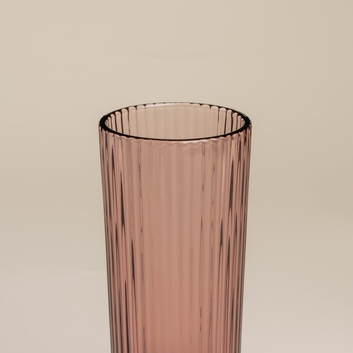 Набор бокалов для шампанского стеклянный SL Home &laquo;Модерн&raquo;, 150 мл, 5,5&times;18,5 см, цвет розовый