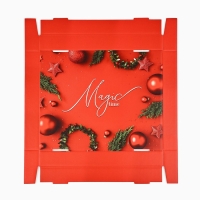 Коробка подарочная новогодняя складная &laquo;Magic time&raquo;, 30 х 24.5 х 15 см, Новый год