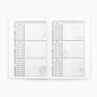 Планинг для подготовки к экзаменам, А5 60 л. Мягкая обложка &laquo;Панда&raquo;