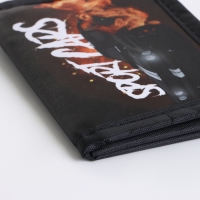 Кошелёк детский на липучке «Выбражулька», цвет чёрный Кошелёк детский на липучке «Выбражулька», цвет чёрный