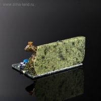 Сувенир "Ящерица", 8х12х5 см, змеевик, гипс Сувенир "Ящерица", 8х12х5 см, змеевик, гипс