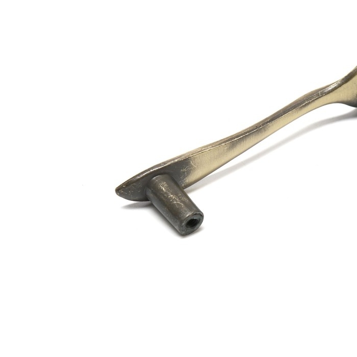 Ручка-скоба "Ложка" CAPPIO RSC002, м/о 76 мм, цвет античная бронза