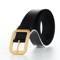 Ремень женский, ширина 3,5 см, цвет чёрный Ремень женский, ширина 3,5 см, цвет чёрный