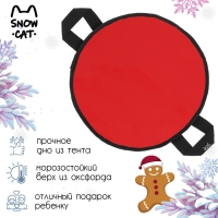 Ледянка Snow Cat, d=40 см, толщина 2 см, цвет МИКС Ледянка Snow Cat, d=40 см, толщина 2 см, цвет МИКС