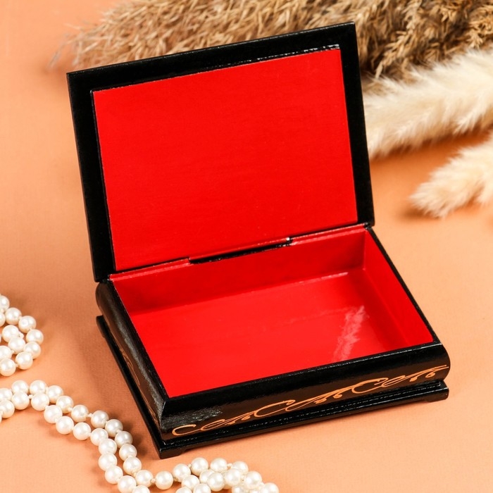 Шкатулка &laquo;Ландыши в кувшине&raquo;, 10&times;14 см, лаковая миниатюра