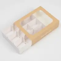 Коробка под 9 конфет, кондитерская упаковка &laquo;Happiness&raquo;, 15.2 х 20 х 5 см