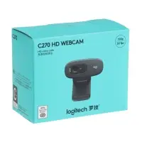 Веб-камера Logitech C270, 1 Мп, 1280&times;720, USB, микрофон, шумоподавление, 1.5 м, чёрная