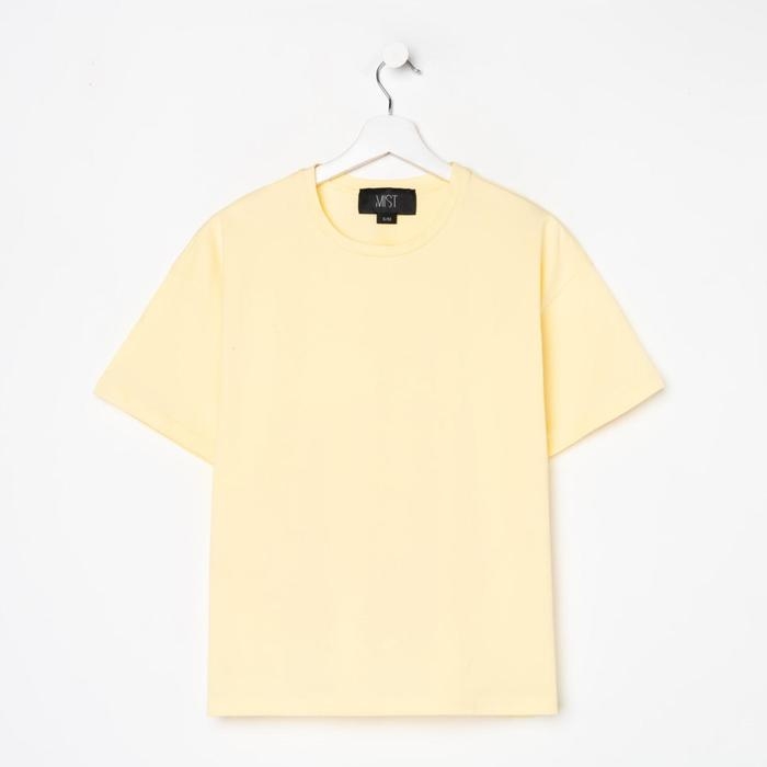 Футболка женская MIST basic, L-XL, жёлтый Футболка женская MIST basic, L-XL, жёлтый