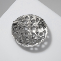 Брошь &laquo;Скандинавия&raquo; кельтские узлы, цвет чернёного серебра