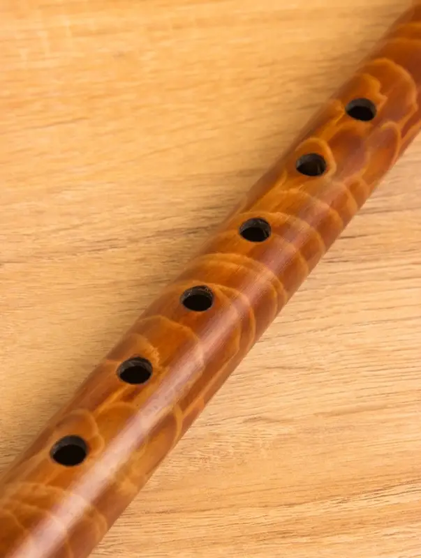 Сувенирный музыкальный инструмент "Флейта" бамбук, цв. коричневый, 40х3х3 см