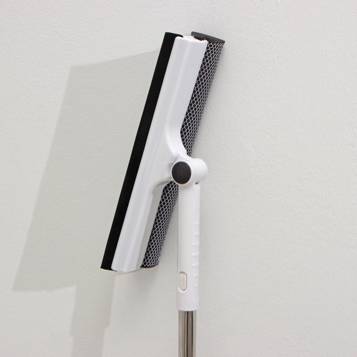 Окномойка с поролоновой насадкой Raccoon, телескопическая ручка, поворот на 180&deg;, 26&times;3,5&times;98(128)