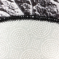 Коврик для ванной Этель Natural print 57х57&plusmn;2см см, 100% п/э, велюр