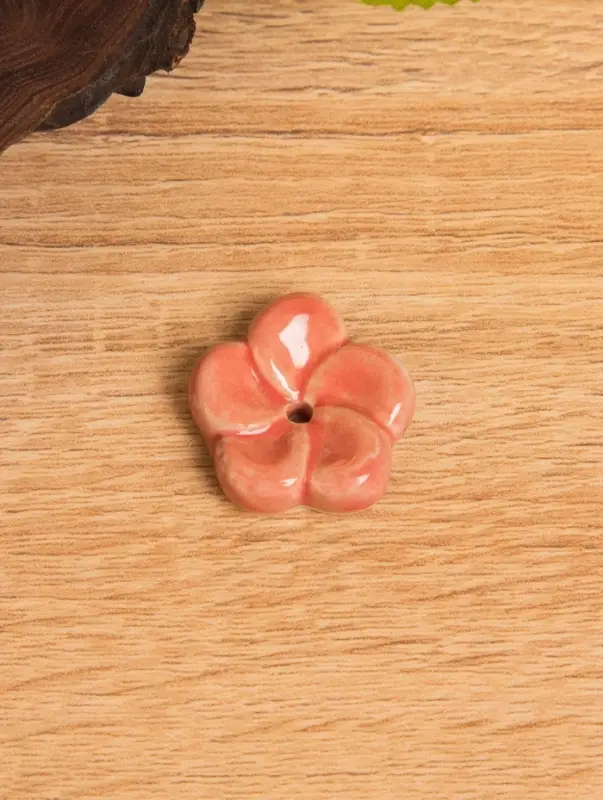 Подставка под благовония "Цветок" керамика, цв. МИКС, 3х3х0,5 см